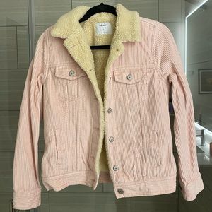 Pink corduroy jacket